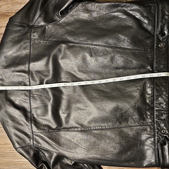 Womens Wilson Leather Experts Collared Leather Bomber Moto Jacket XL - Picture 5 of 10